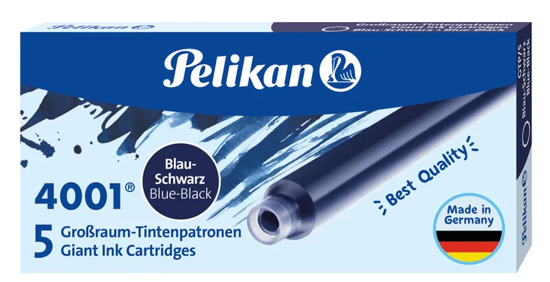 Großraum-Tintenpatronen 4001 GTP/5, violett fra Pelikan – produktbillede