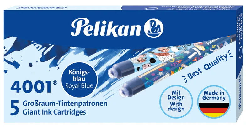 Großraum-Tintenpatronen GTP/F/5, königsblau by Pelikan – product photo