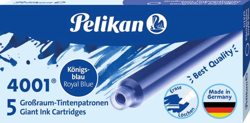 grote inktpatronen 4001 van Pelikan – productfoto