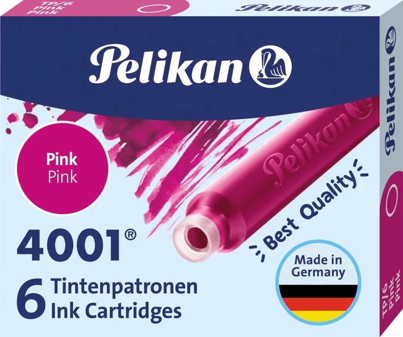 inktpatronen 4001 10 stuks by Pelikan in Pink – product photo