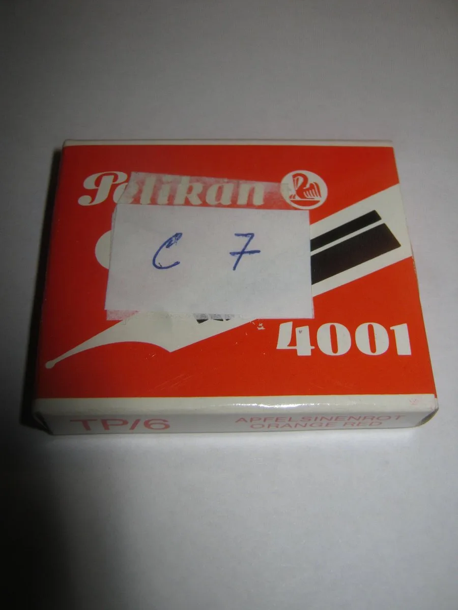 Inktpatronen Pelikan 6 stuks rood 4001 by Pelikan in Oranje-rood – product photo