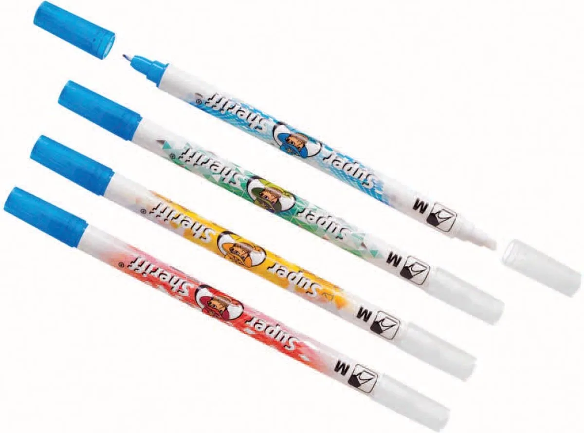 inktuitwisser Super Sheriff, schuine punt voor breed en fijn wissen by Pelikan in Transparent – product photo