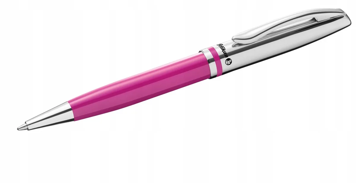 Jazz K35 Classic Balpen - Framboos fra Pelikan i Lyserød, Sølv – produktbillede
