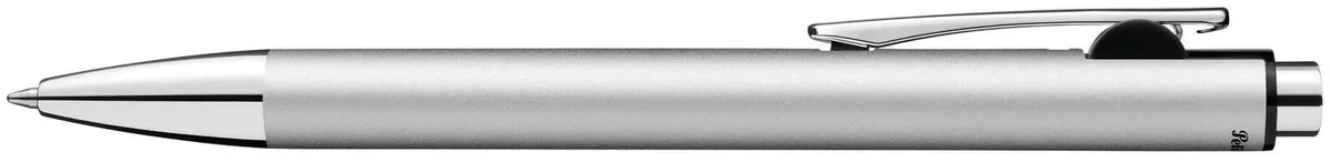 Kugelschreiber snap® 0,6 mm Silber, Schreibfarbe: blau van Pelikan – productfoto
