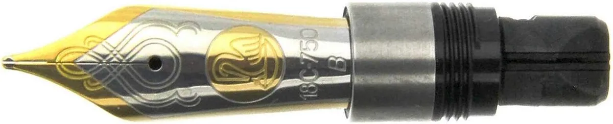 M1000/1050 Reserve Pen Nib B Breed 18K/750 Tweekleurig 999540 de Pelikan – photo produit