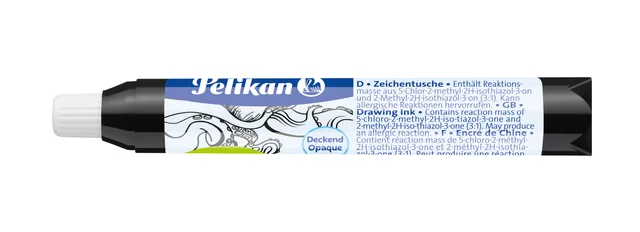 Oostindische inkt Pelikan pipet 9ml zwart van Pelikan – productfoto