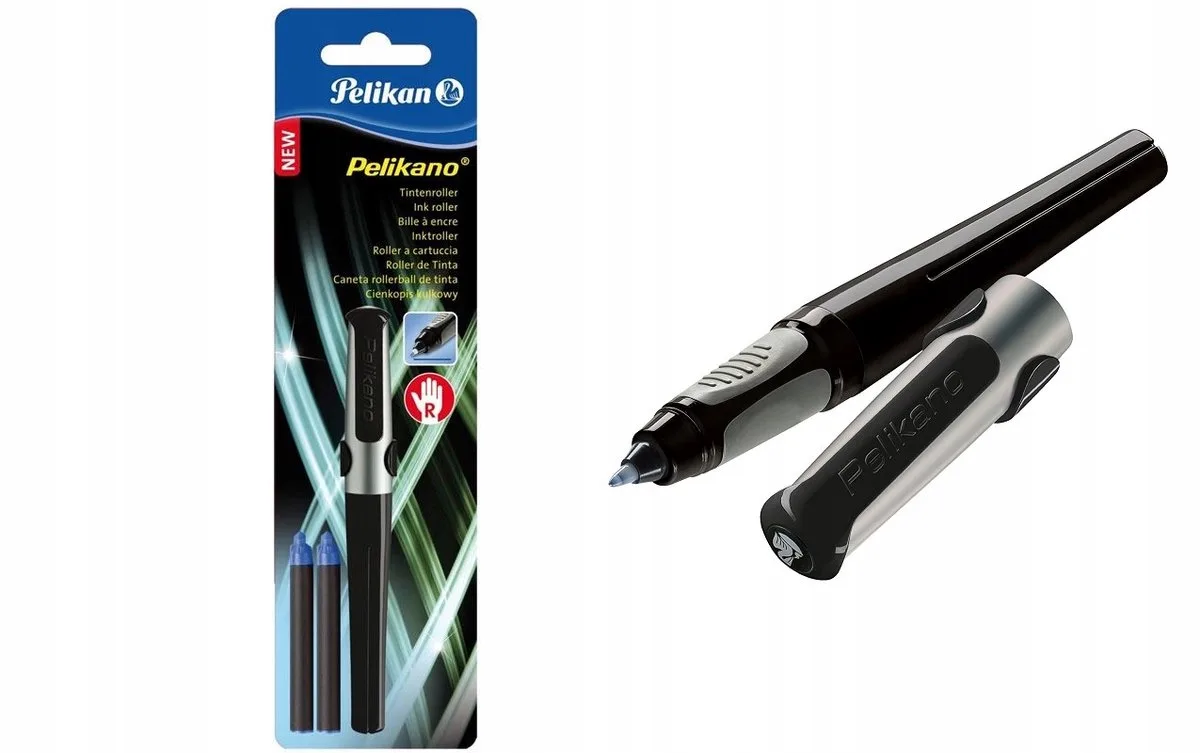 Pelikano Rollerball Pen - Ergonomisch voor Rechtshandigen de Pelikan en Noir – photo produit