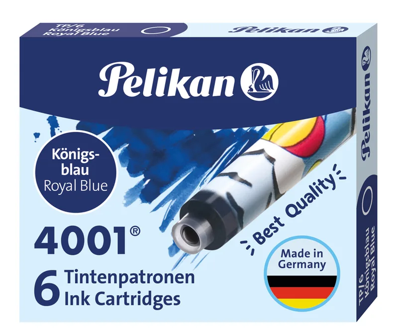 Standard-Tintenpatronen TP/F/6, königsblau van Pelikan – productfoto