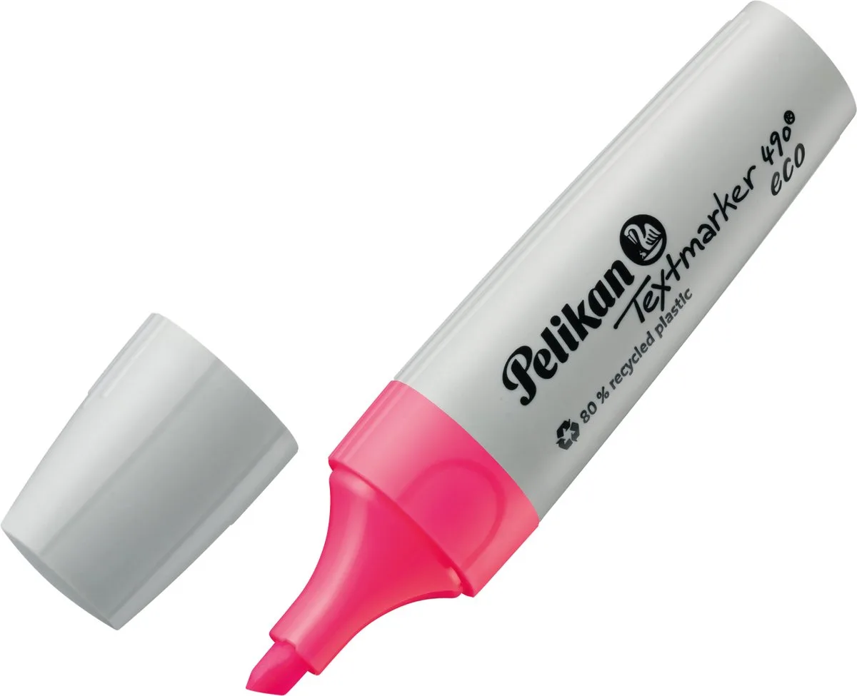 Textmarker 490 - Eco markeerstift - 10 stuks de Pelikan en Rose – photo produit
