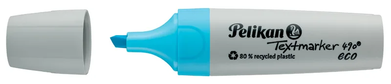 Textmarker 490 eco, neonblau by Pelikan – product photo