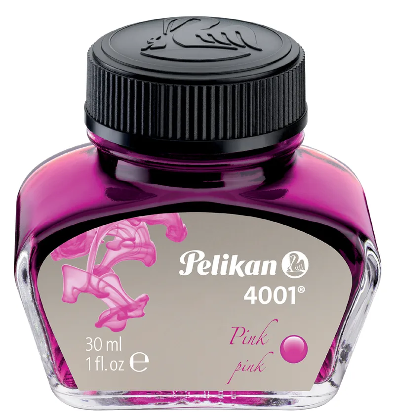 Tinte 4001 im Glas, pink, Inhalt: 30 ml fra Pelikan – produktbillede