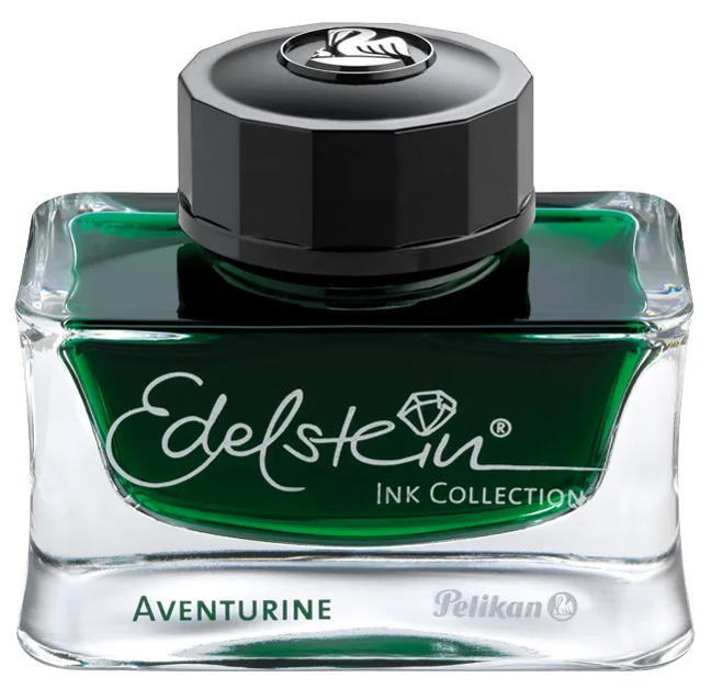 Tinte Edelstein Ink , Aventurine, , im Glas van Pelikan – productfoto