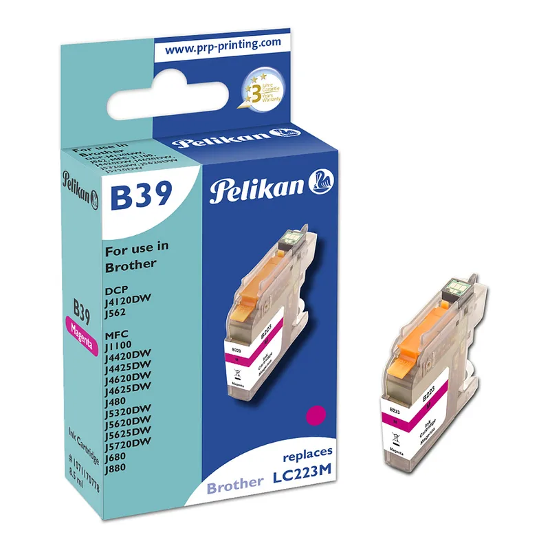 Tinte für Brother LC223 M von Pelikan – Produktfoto