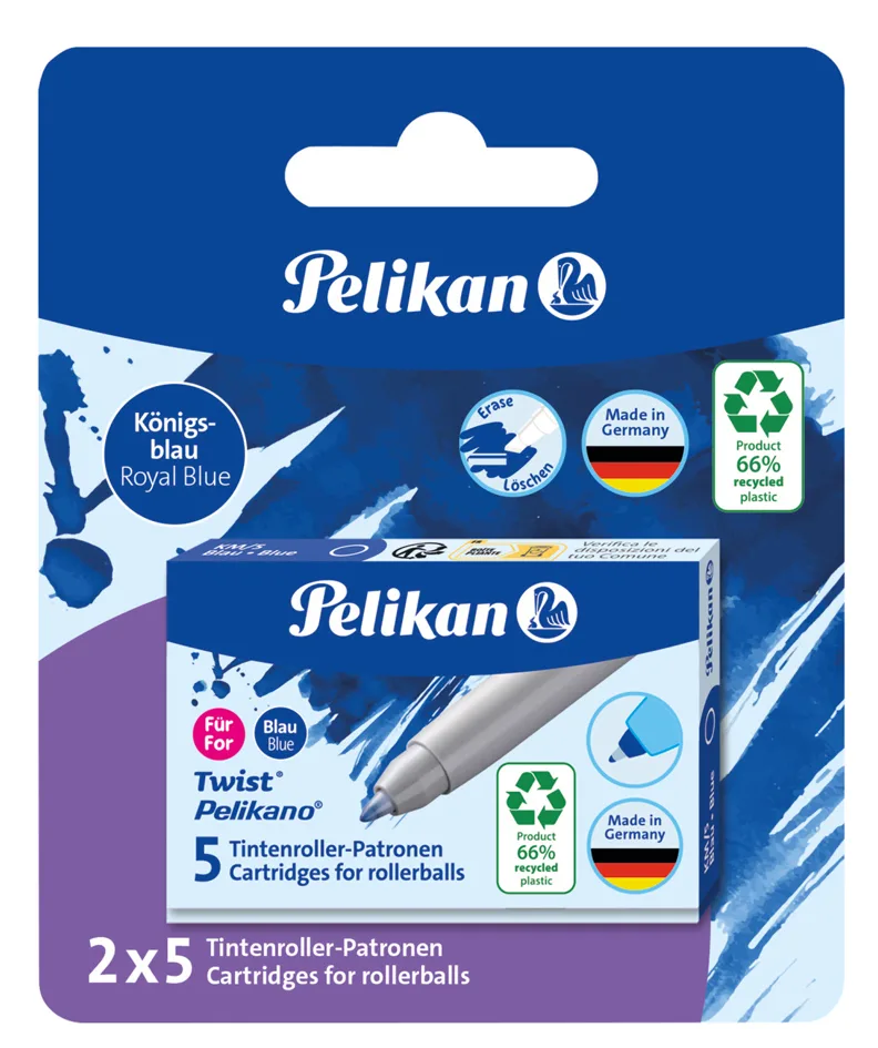 Tintenroller-Patronen eco für Pelikano/Twist van Pelikan – productfoto