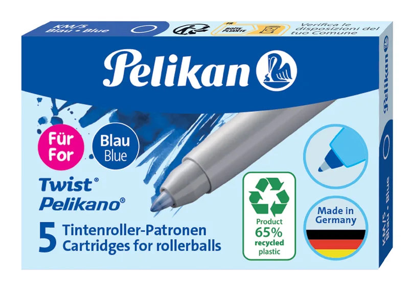 Tintenroller-Patronen eco für Pelikano/Twist van Pelikan – productfoto