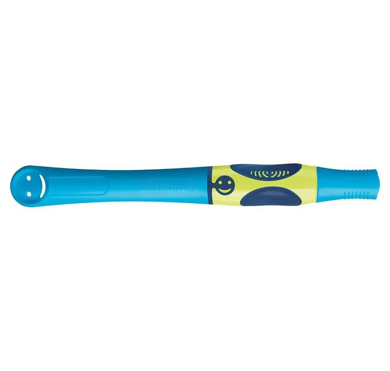 Tintenroller Tintenschreiber Griffix Linkshänder neon fresh blue by Pelikan – product photo
