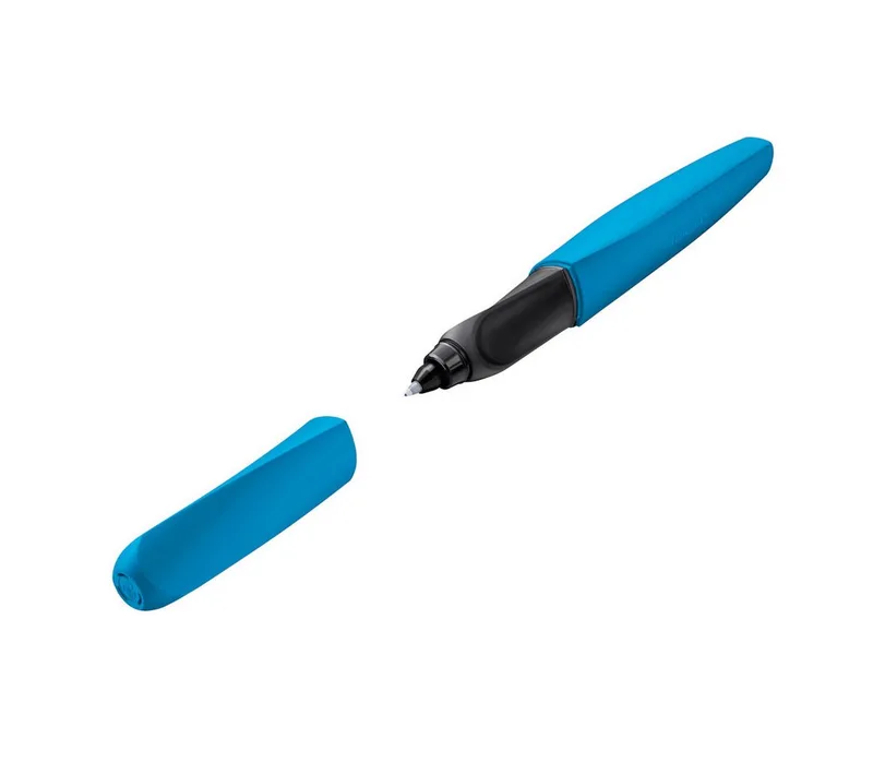 Tintenroller Twist für Links- und Rechtshänder inkl. 2 Patronen de Pelikan en Petrol – photo produit