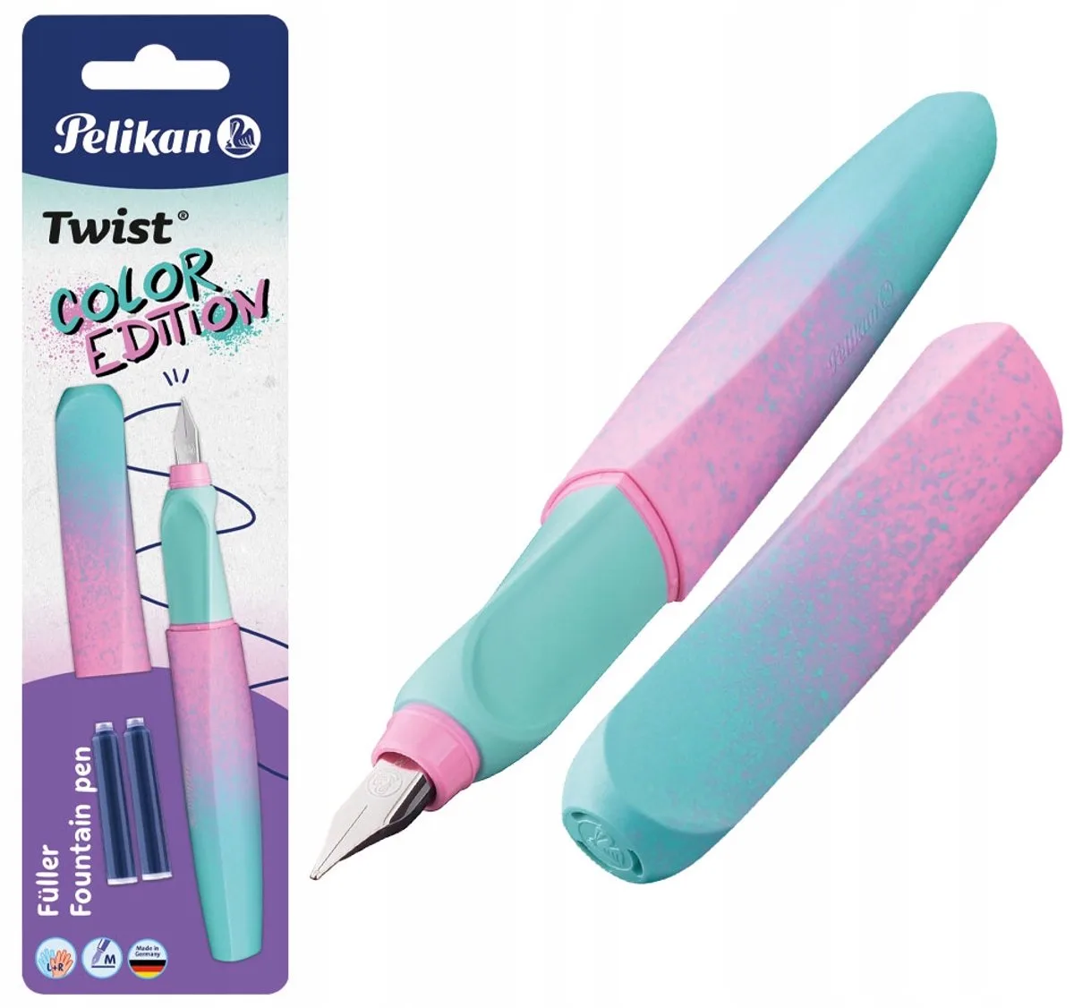 Twist Vulpen - Ergonomisch en ambidexter de Pelikan en Pastel – photo produit