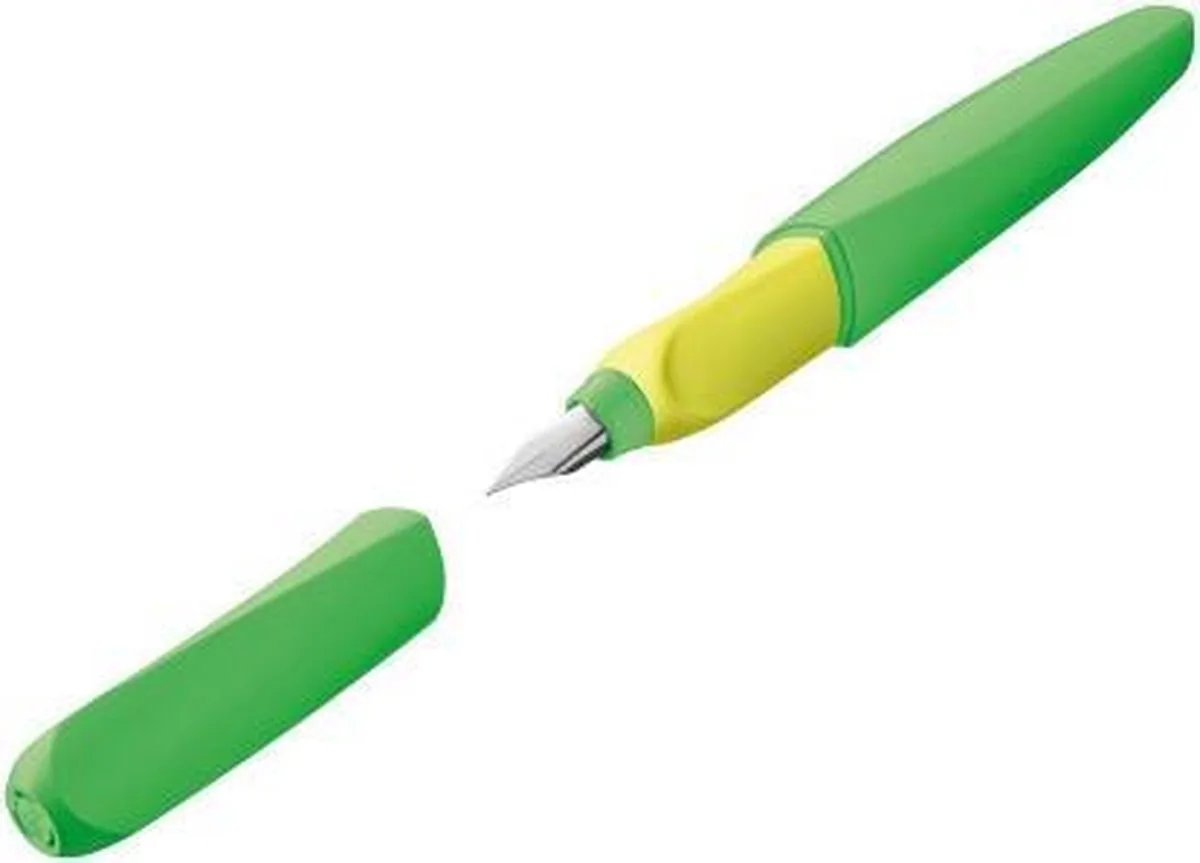vulpen Twist - Neon - Incl. 2 extra patronen de Pelikan en Vert – photo produit