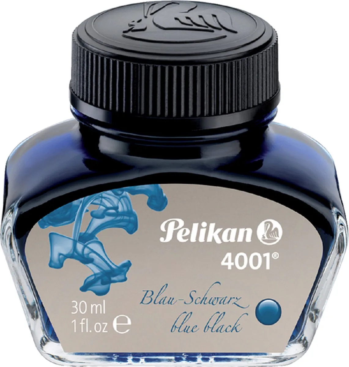 Vulpeninkt 4001 30ml blauw/zwart | 6 stuks by Pelikan in Blue – product photo