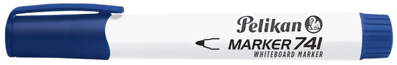 Whiteboard-Marker 741, Rundspitze, blau von Pelikan – Produktfoto