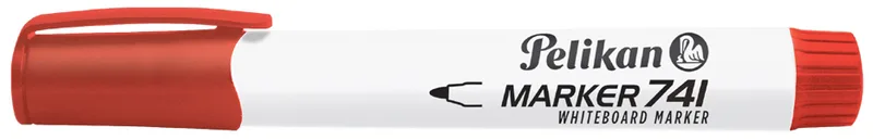 Whiteboard-Marker 741, Rundspitze, rot fra Pelikan – produktbillede