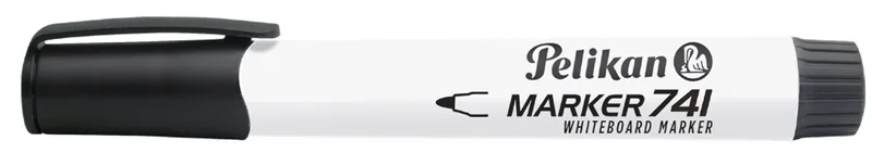 Whiteboard-Marker 741, Rundspitze, schwarz von Pelikan – Produktfoto