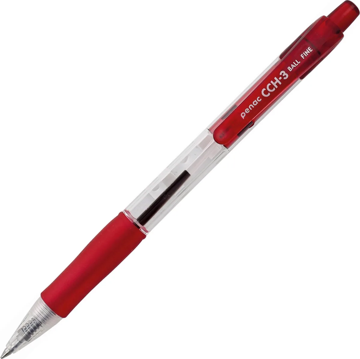 Balpen - CCH-3 - 0.7mm fra Penac i Rød – produktbillede