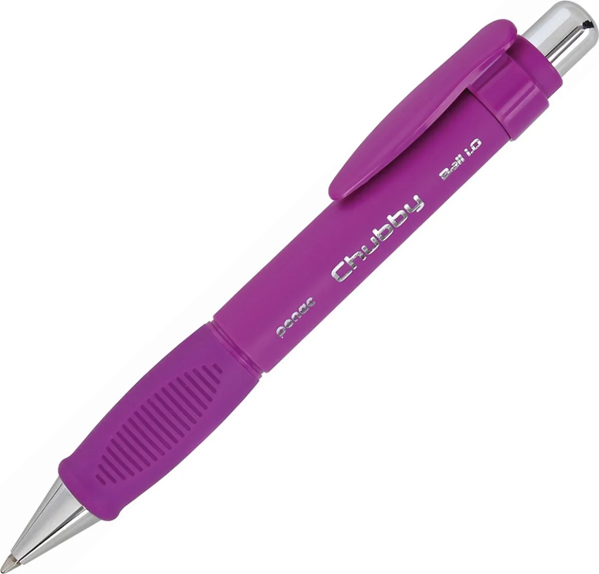 Balpen - Chubby - 1.0mm - Ergonomische grip van Penac in Paars – productfoto