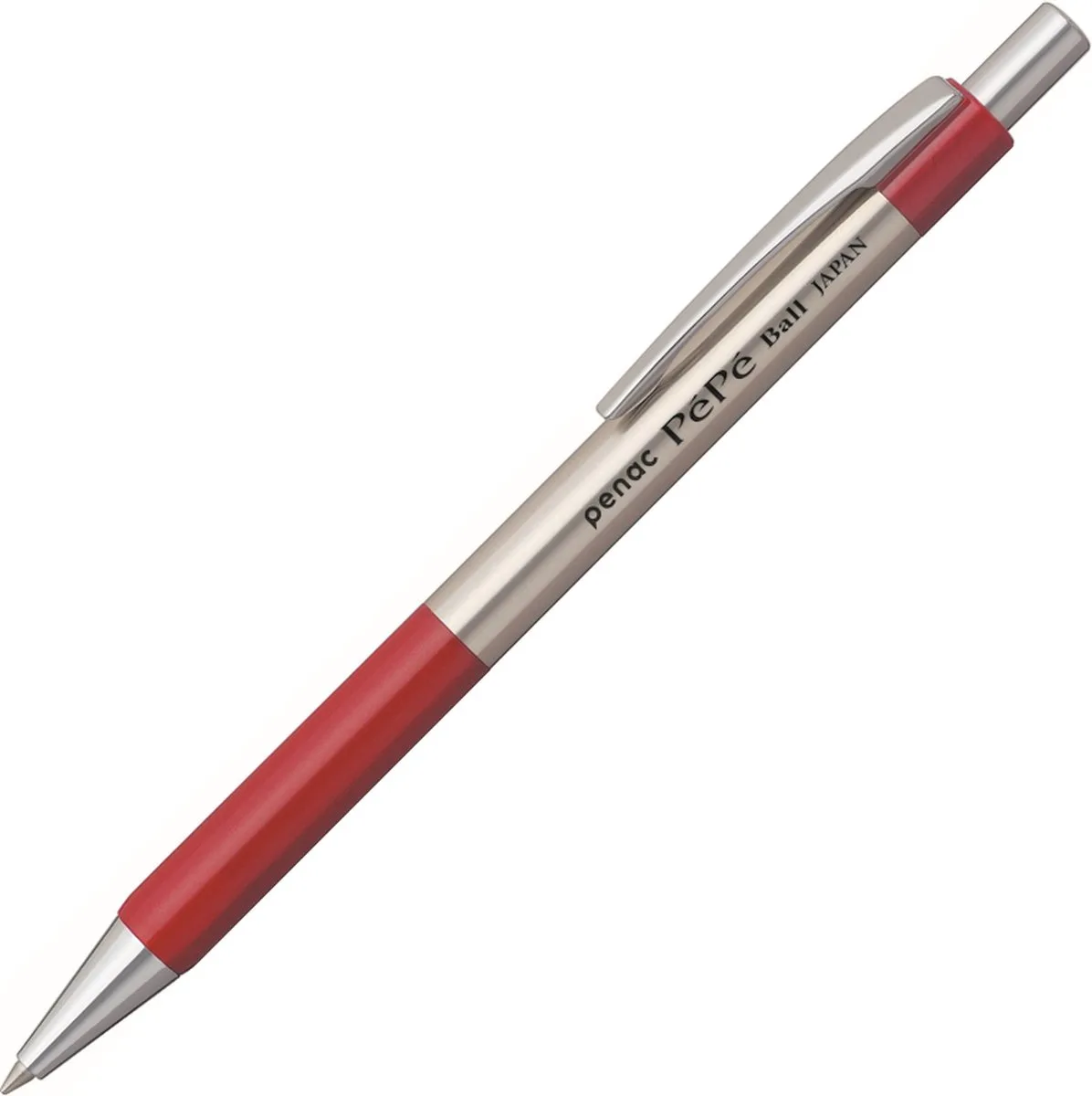 Balpen Pépé - 0.7mm - Robijn - Blauwe Inkt de Penac en Rouge – photo produit