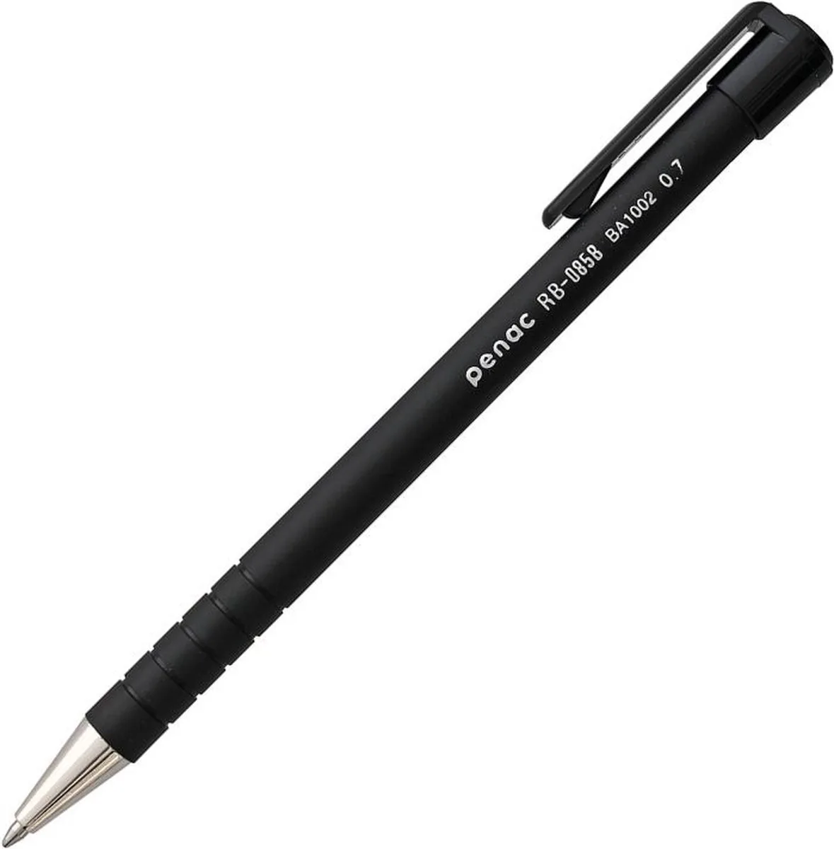 Balpen - RB-085 - 0.7mm - Zwarte inkt från Penac i Svart – produktbild