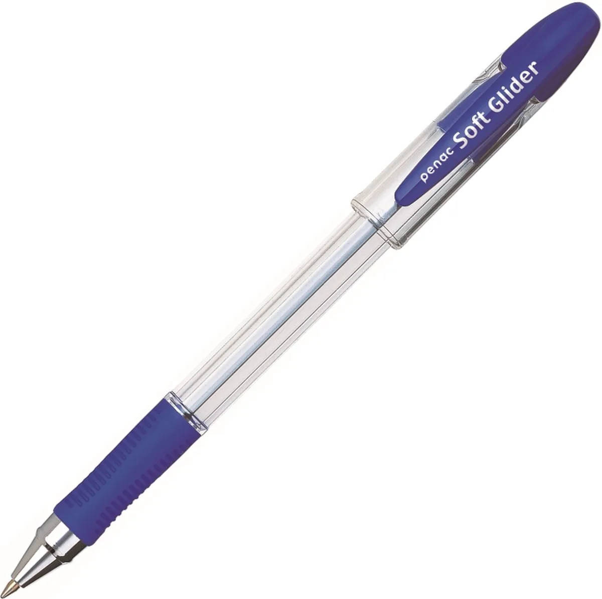 Balpen - Soft Glider - 0.7 mm van Penac in Blauw – productfoto