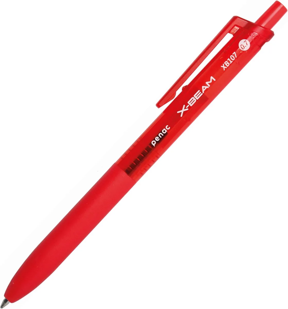 Balpen X-Beam - 0.7mm - Rode inkt - 12 Pennen fra Penac i Rød – produktbillede
