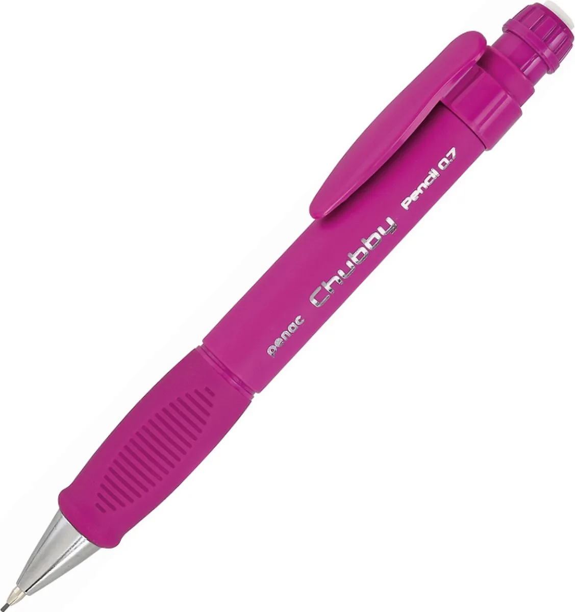 Chubby - Vulpotlood - 0.7 mm - Ergonomische grip van Penac in Roze – productfoto