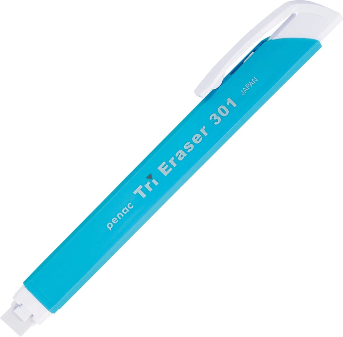 Japan - Gumvulpotlood - Gum Pen - navulbaar - 8.25mm x 122mm gumpotlood från Penac i Ljusblå – produktbild