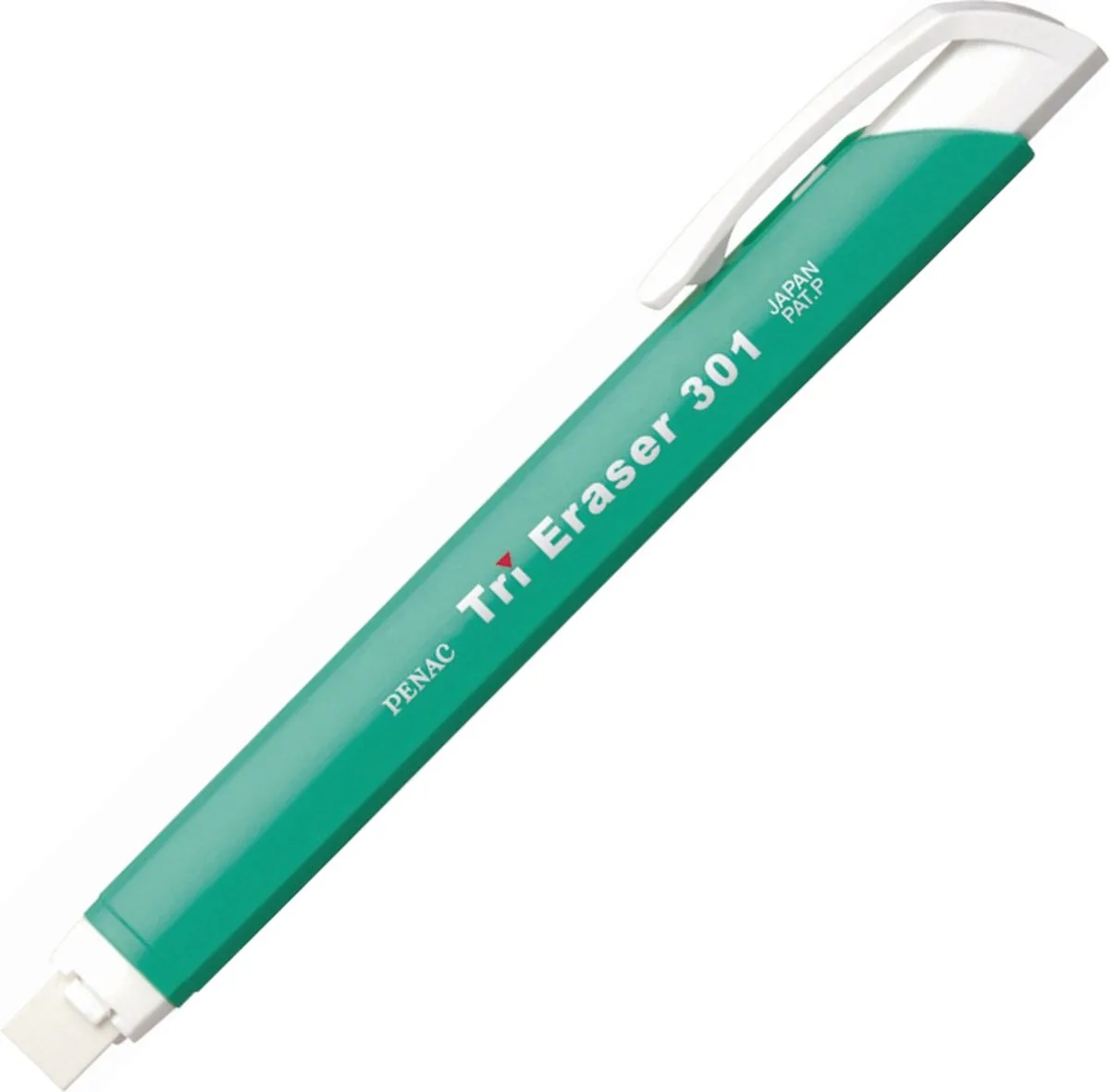 Japan - Gumvulpotlood - Gum Pen - navulbaar - 8.25mm x 122mm gumpotlood från Penac i Grön – produktbild