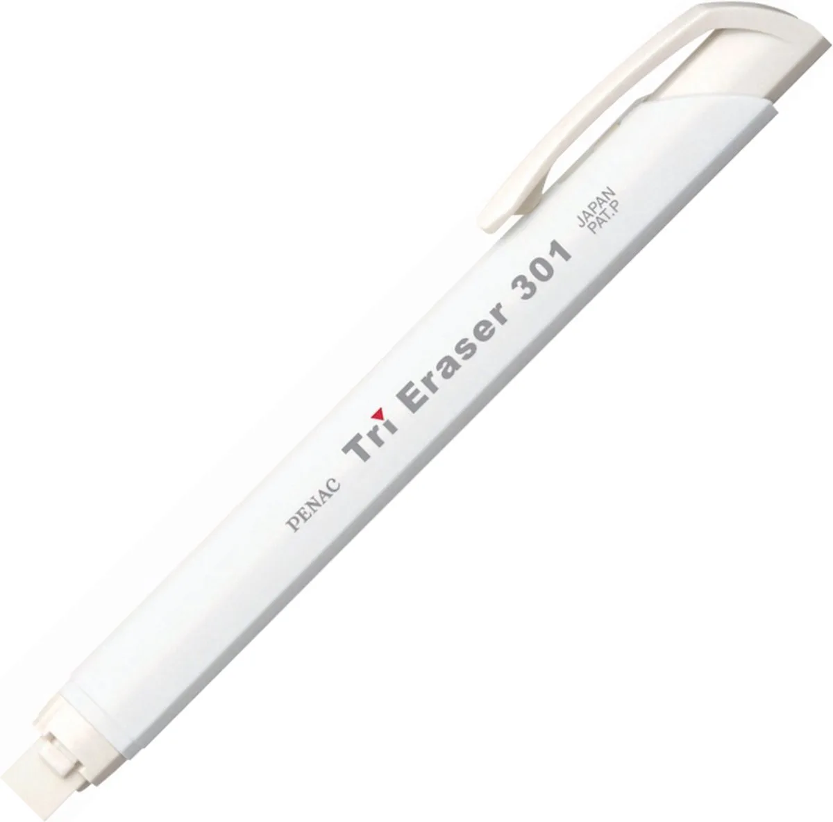 Japan - Gumvulpotlood - Gum Pen - navulbaar - 8.25mm x 122mm gumpotlood från Penac i Vit – produktbild