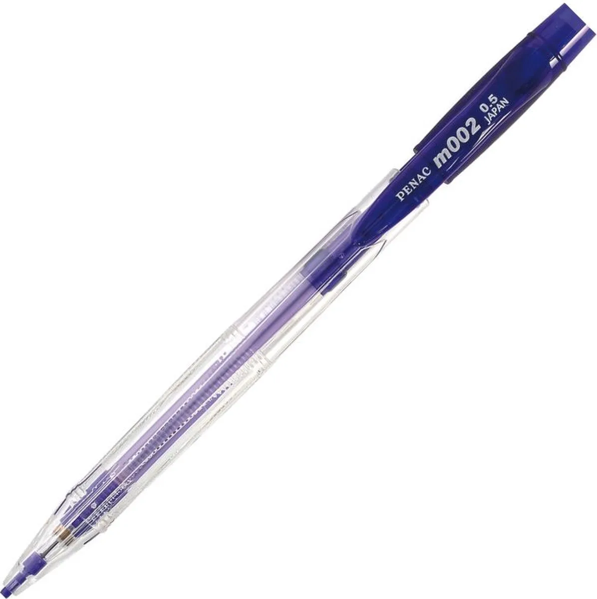 M002 - Mechanical Pencil - transparant - 0.5 mm - Vulpotlood van Penac in Paars – productfoto