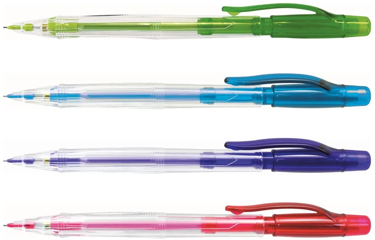 M002 - Vulpotlood - Mechanical pencil - 0.5 mm - 4 pack fra Penac i Grøn – produktbillede