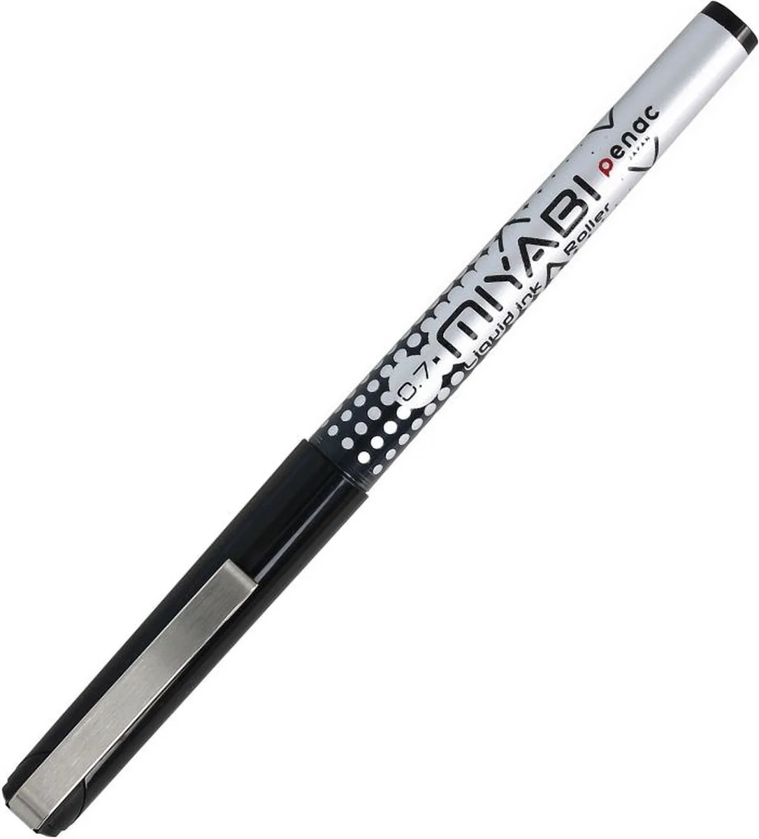 Miyabi - Rollerbalpen - 0.7 mm - Vloeibare Inkt från Penac i Svart – produktbild