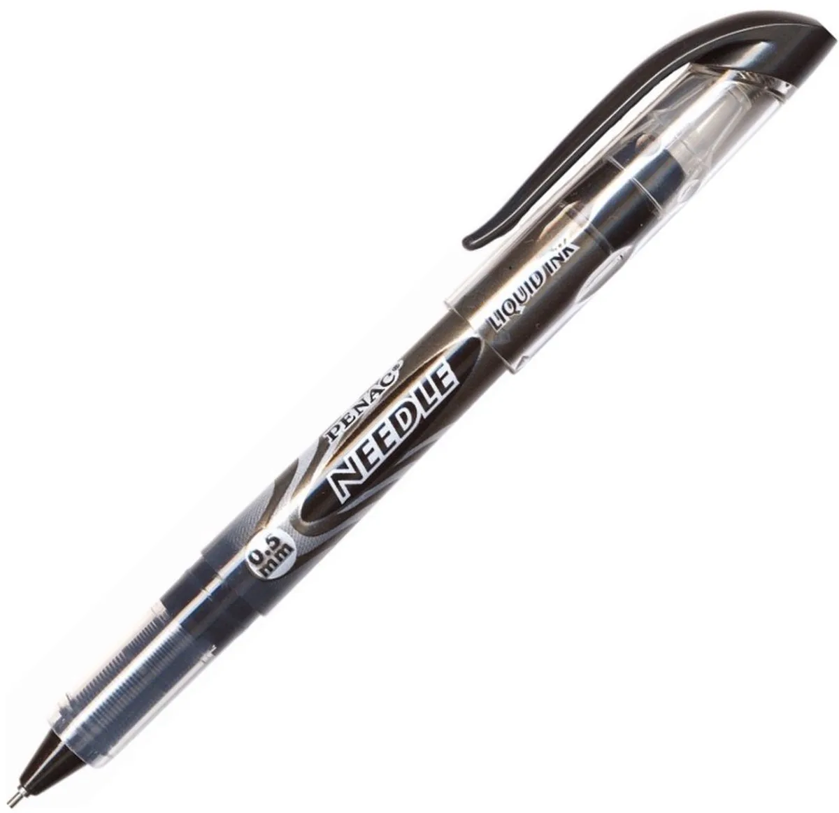Needle Fineliner – 0,5 mm Rollerbalpen – Set van 12 stuks de Penac en Noir – photo produit