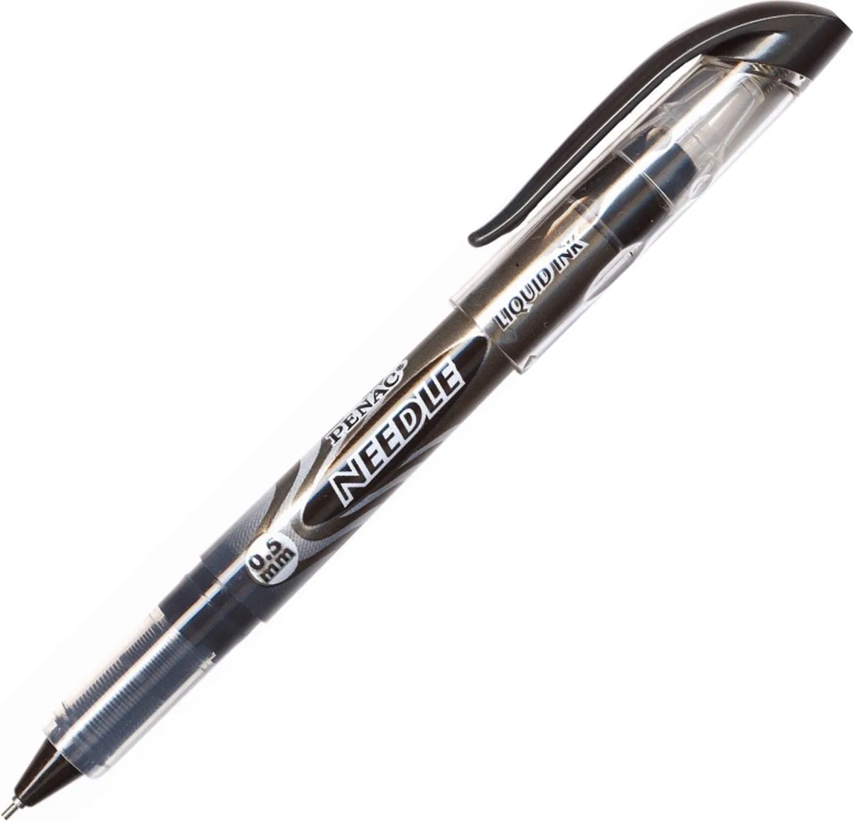 Needle Fineliner - 0,5mm Rollerbalpen de Penac en Noir – photo produit