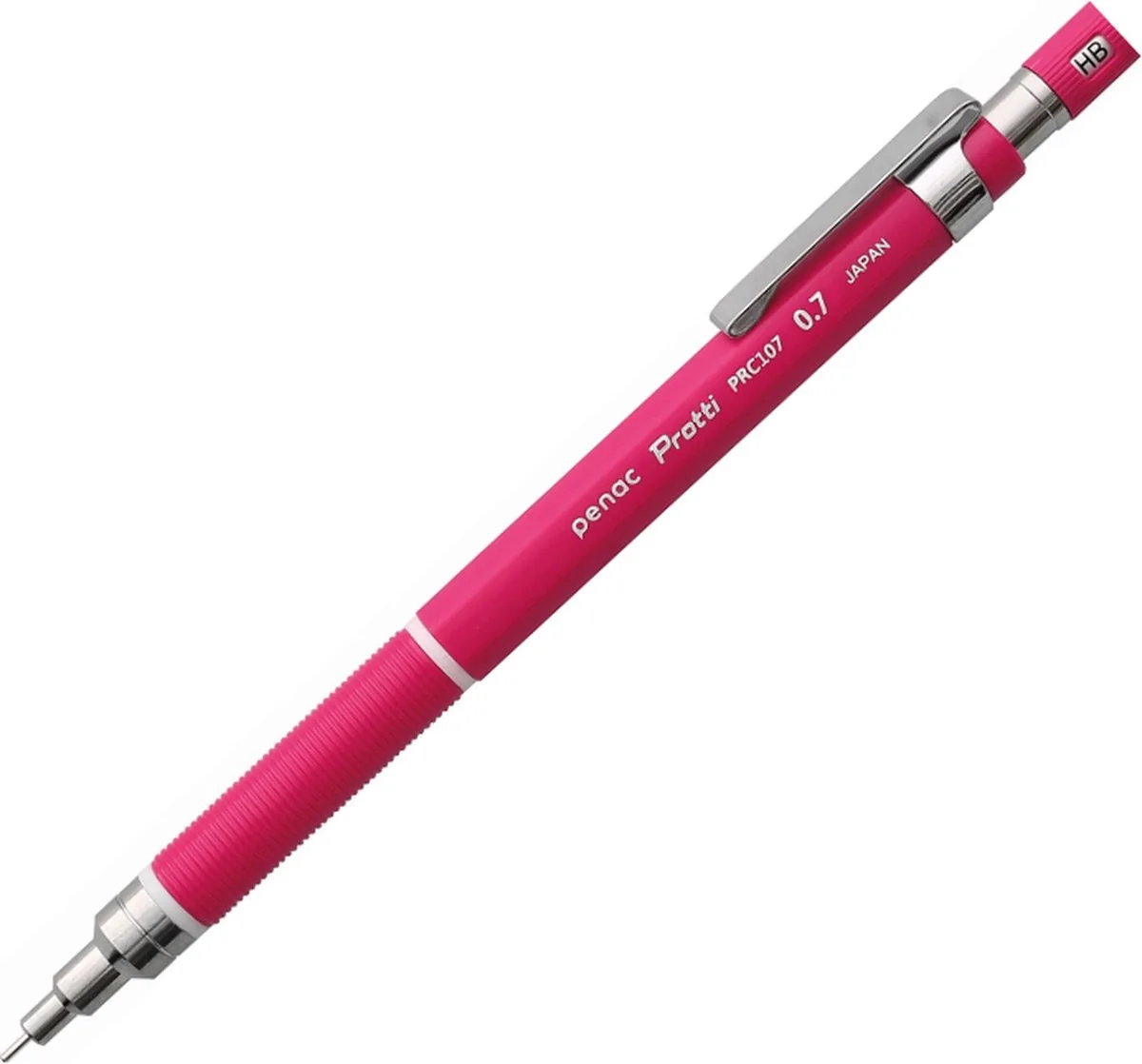 Protti Mechanical Pencil - 0.7mm - Vulpotlood - HB van Penac in Magenta – productfoto