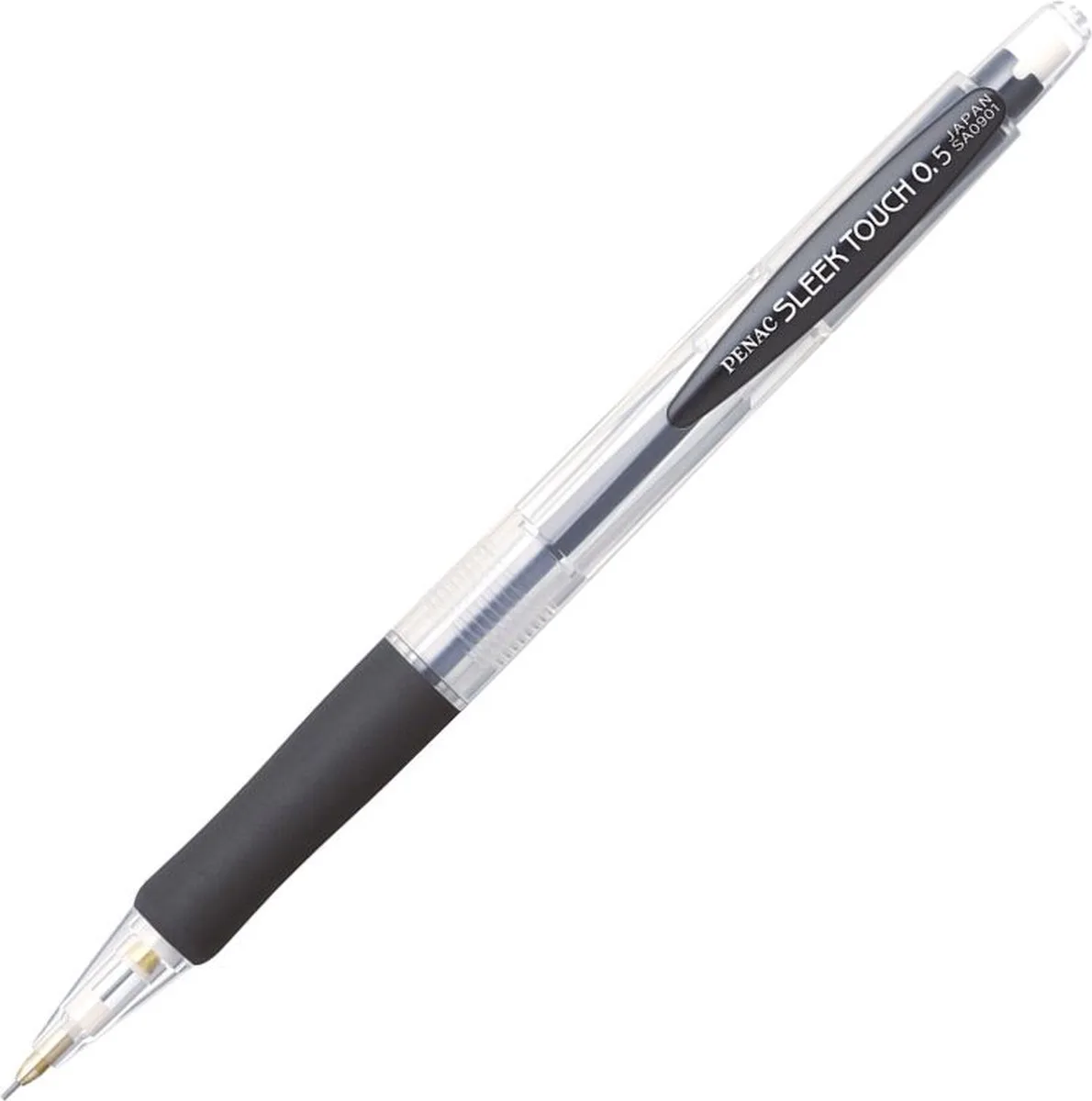 Sleek Touch - 0.5mm - Vulpotlood fra Penac i Transparant Zwart – produktbillede