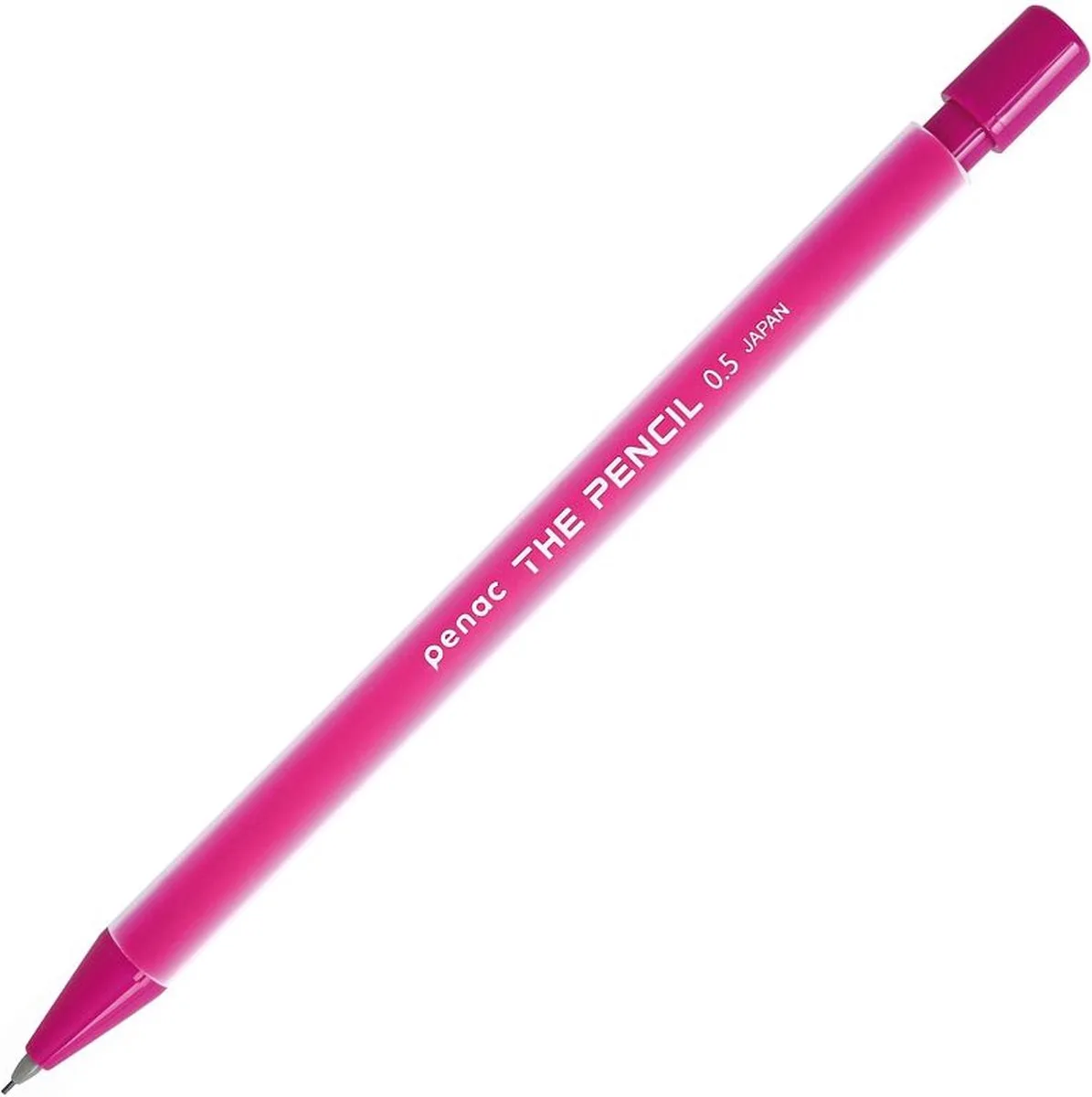 The Pencil Vulpotlood - 0.5mm - Mechanical Pencil - Roze met Wit från Penac i Roze en Wit – produktbild