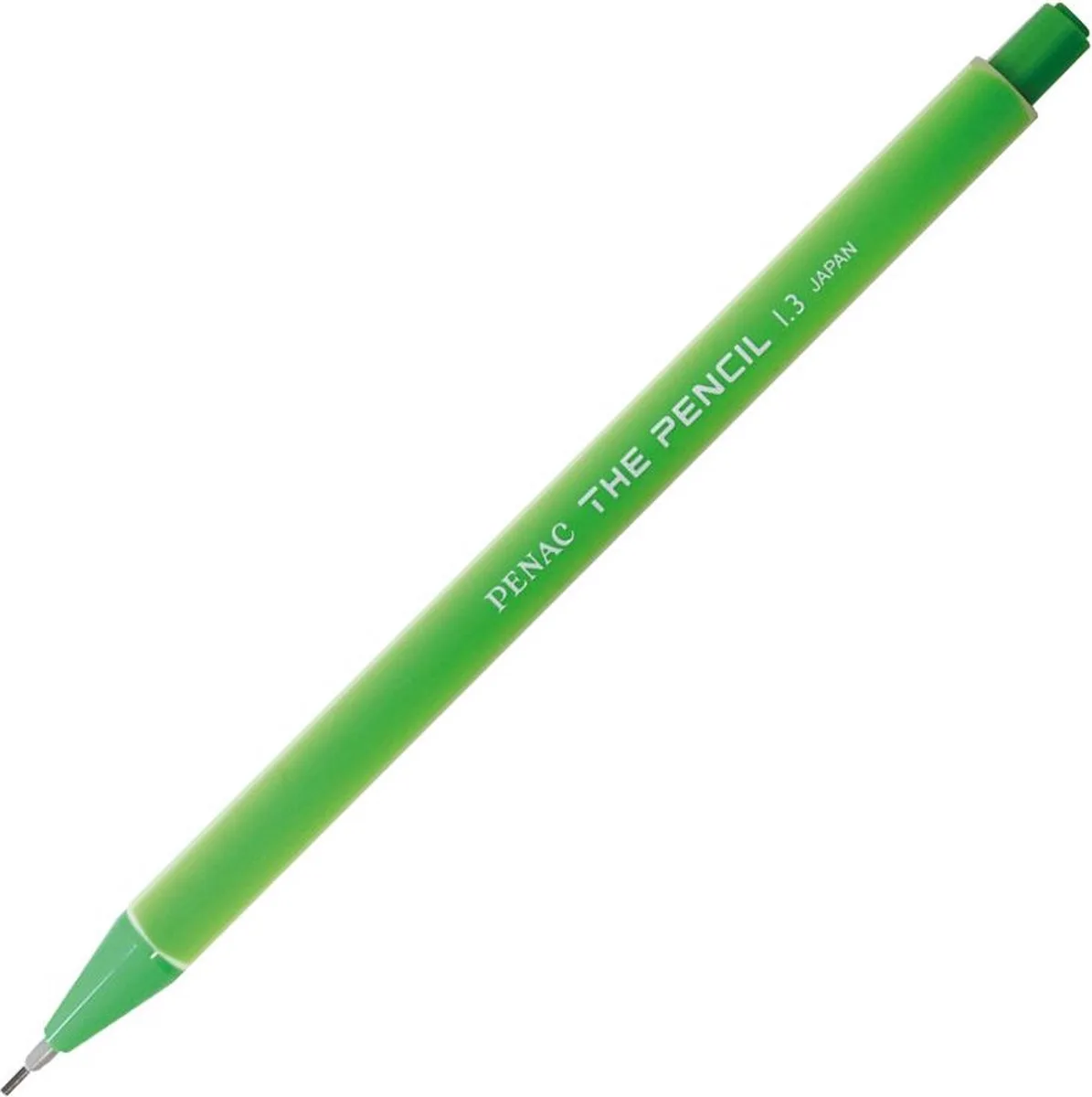 The Pencil Vulpotlood - 1.3mm - Mechanical Pencil - Groen met Wit van Penac in Groen en Wit – productfoto