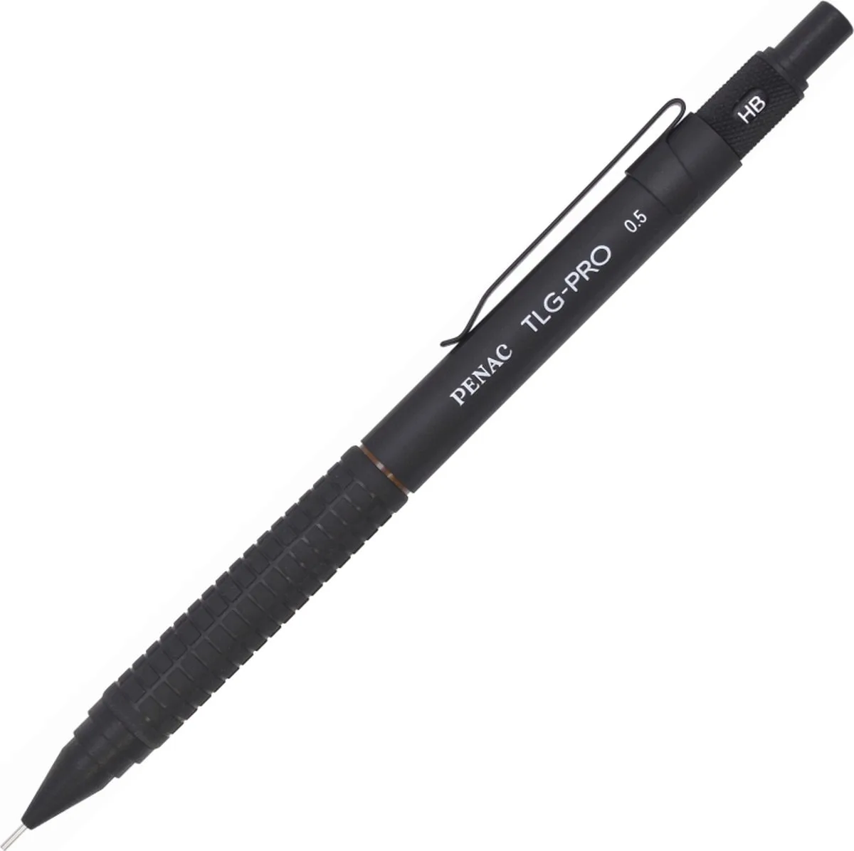TLG-PRO - 0.5 mm Vulpotlood - Rubberen Grip fra Penac i Sort – produktbillede
