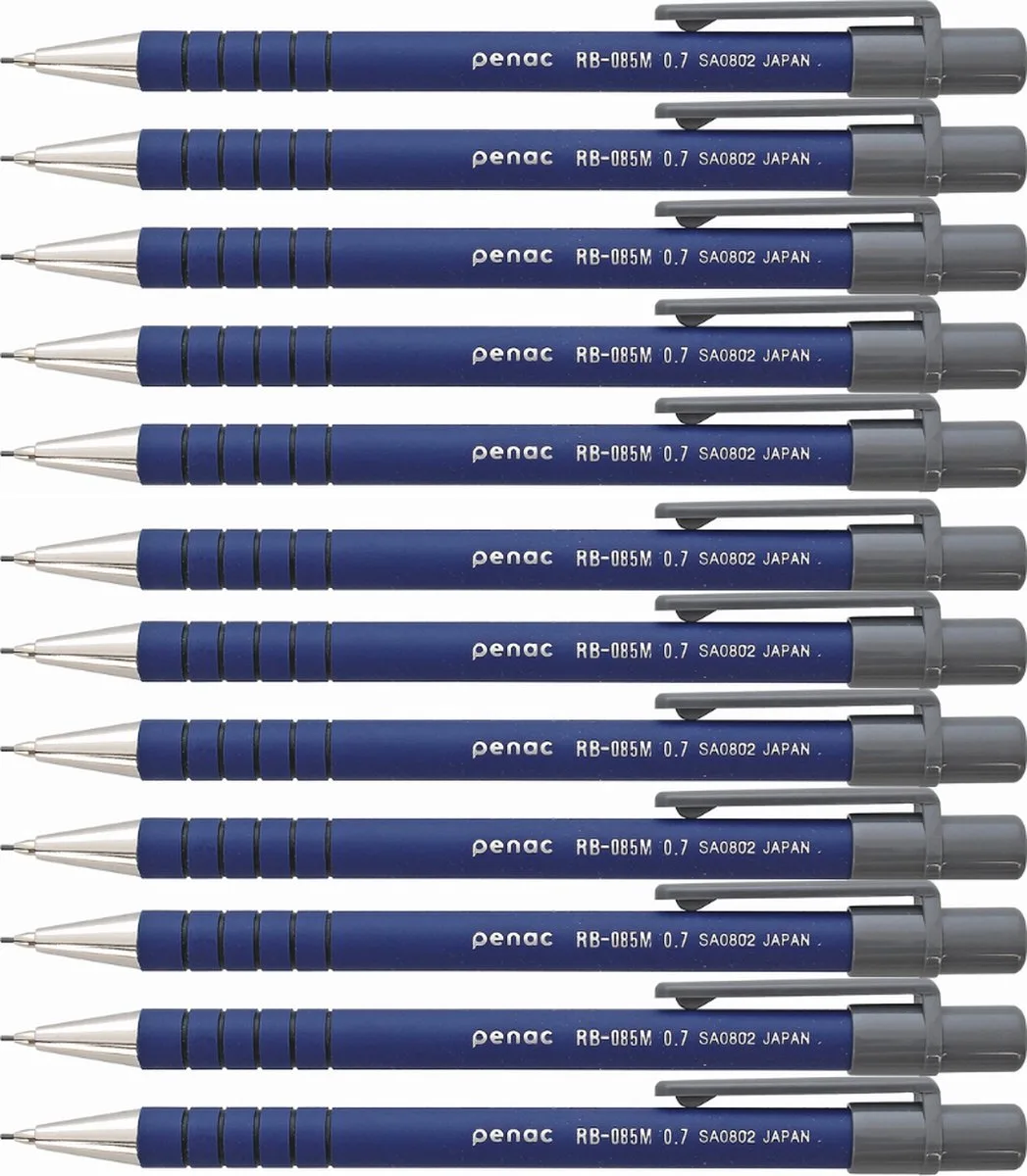 Vulpotlood - RB-085 - 12-pack - 0.7mm van Penac in Blauw – productfoto