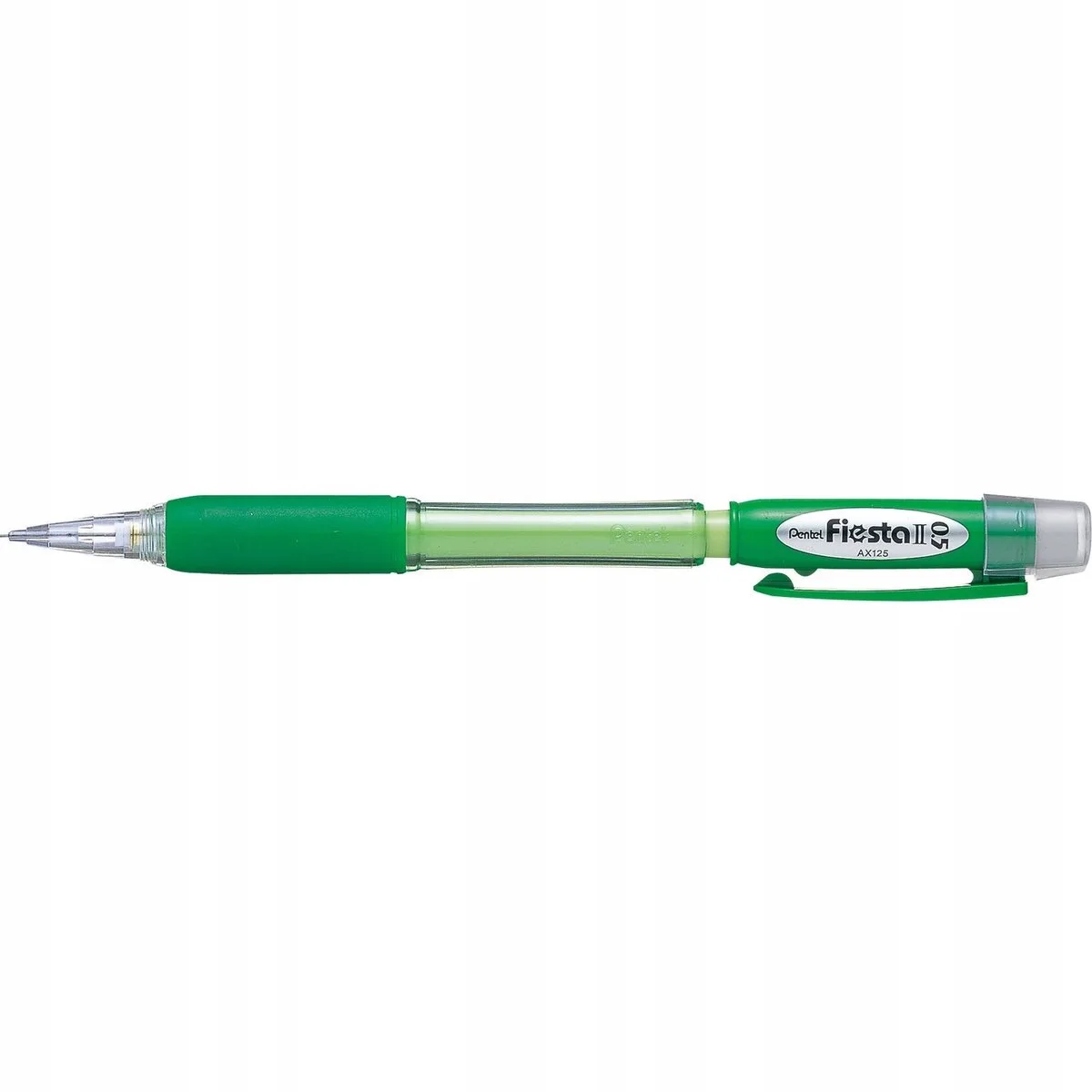 AX125 Automatisch potlood 0,5 mm met gom fra Pentel i Grøn – produktbillede