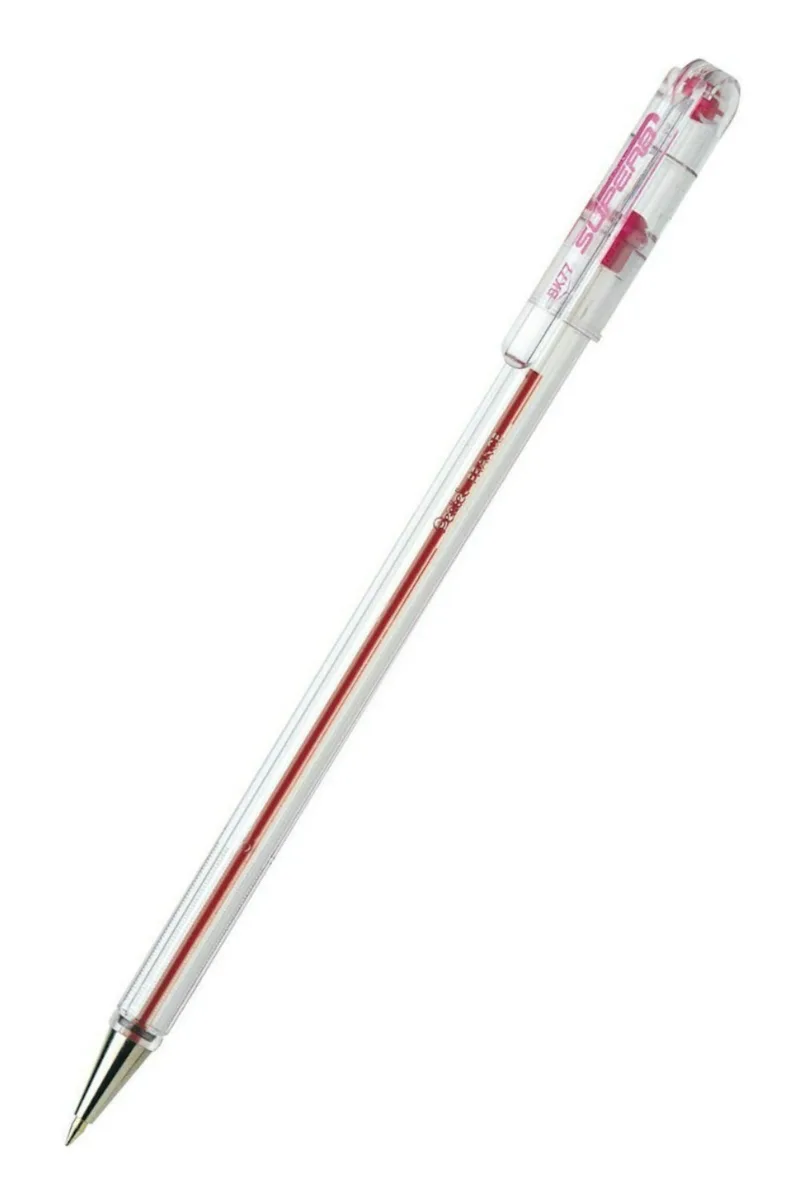 Balpen Pentel BK77 fijn rood van Pentel – productfoto